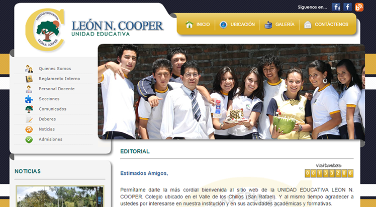 Lidersis Sitio Web Colegio Cooper